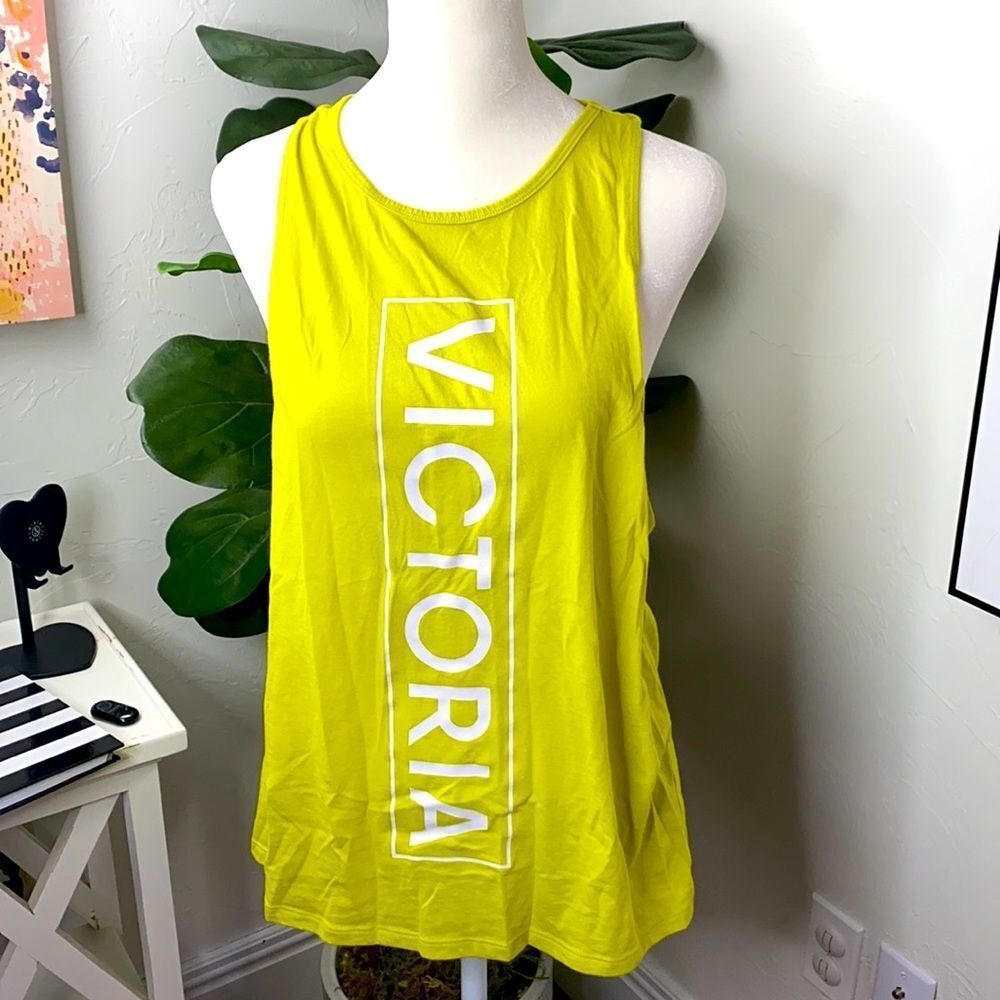 Lime Twist Back Tank